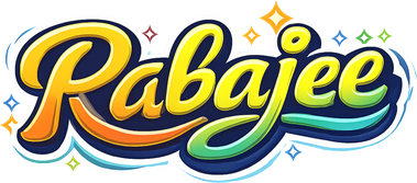 rabajee neon logo